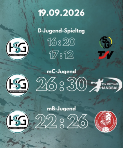 mC-Jugend – Bezirksliga Staffel West: HSG Nordschwaben – TSV Meitingen (26:30)