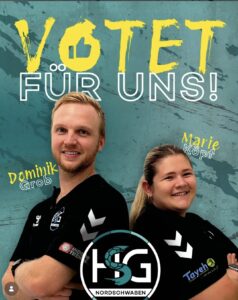 VOTET FÜR UNSERE HANDBALLHELDEN! 🩵🤍🖤